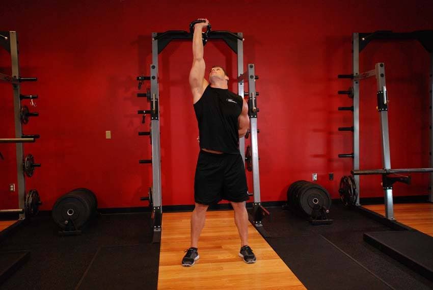 Advanced Kettlebell Windmill position 1