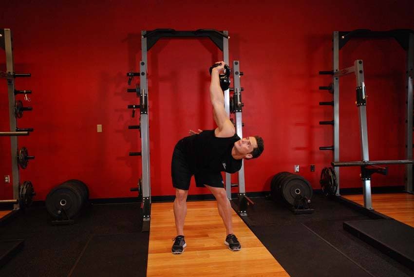 Advanced Kettlebell Windmill position 2