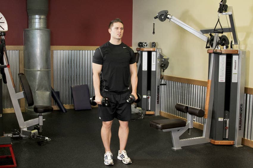 Alternating Deltoid Raise position 1