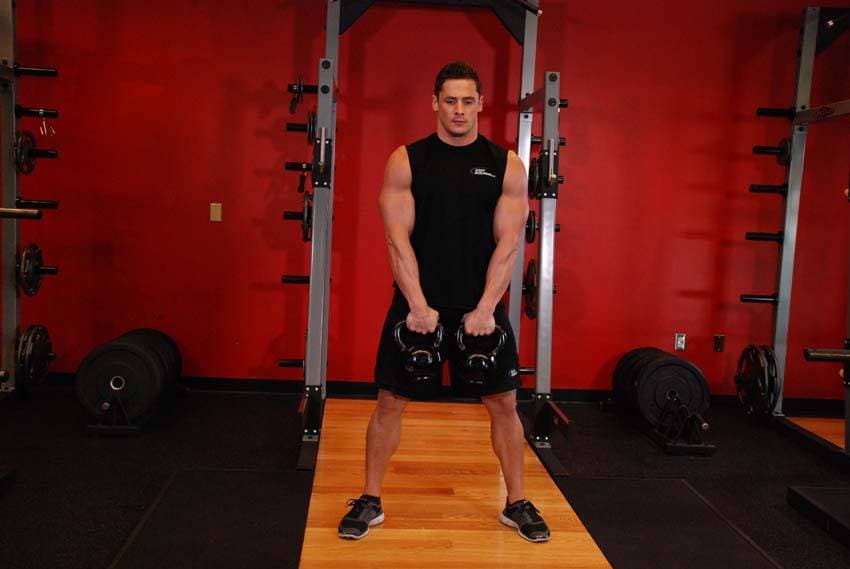 Alternating Hang Clean position 1