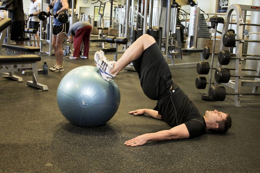 Ball Leg Curl position 2