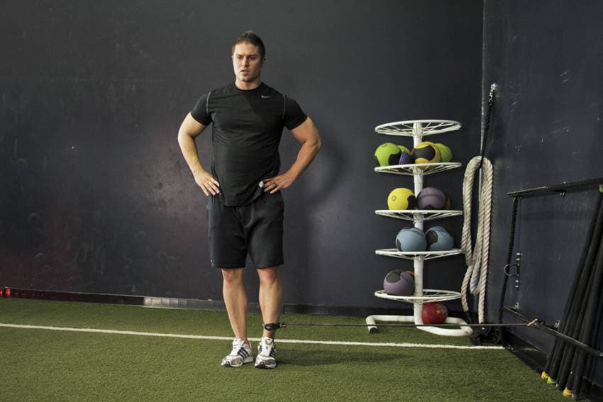 Band Hip Adductions position 2