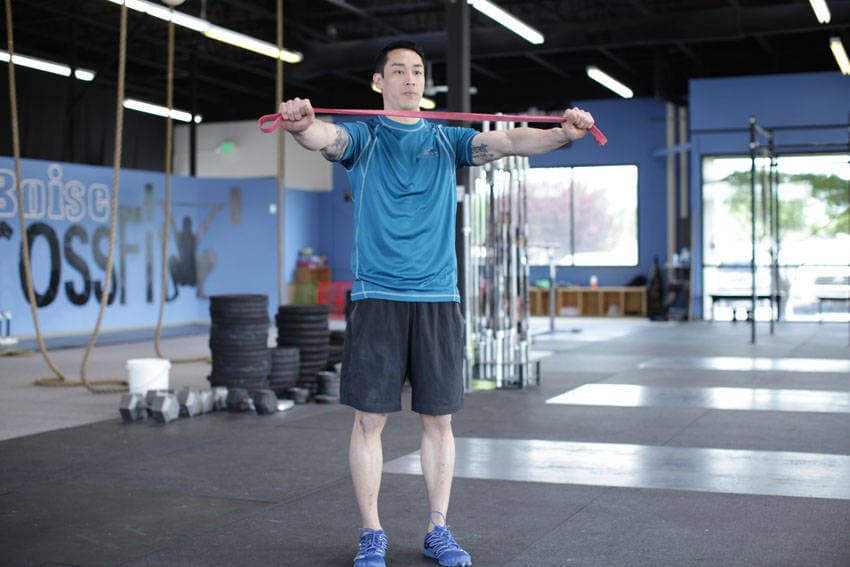 Band Pull Apart position 1