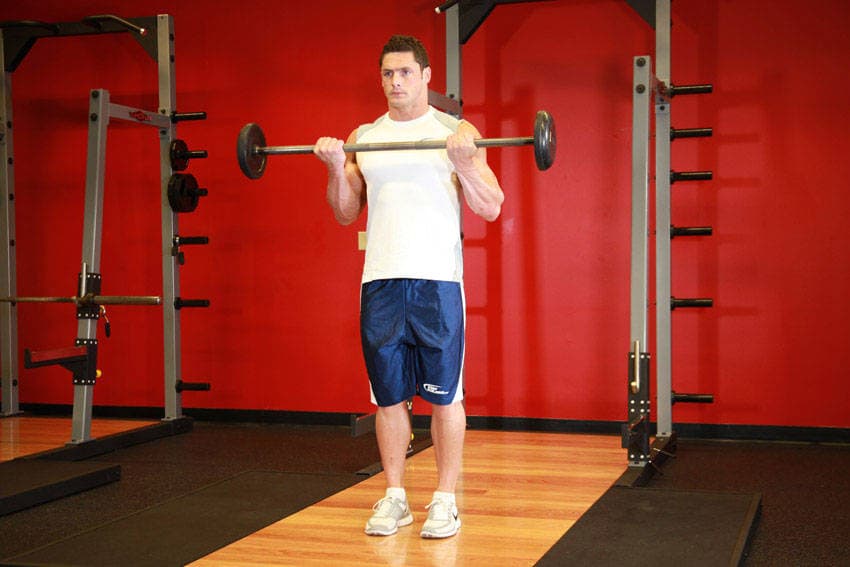 Barbell Curl position 2