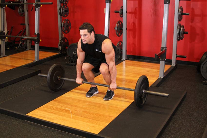 Barbell Deadlift position 1
