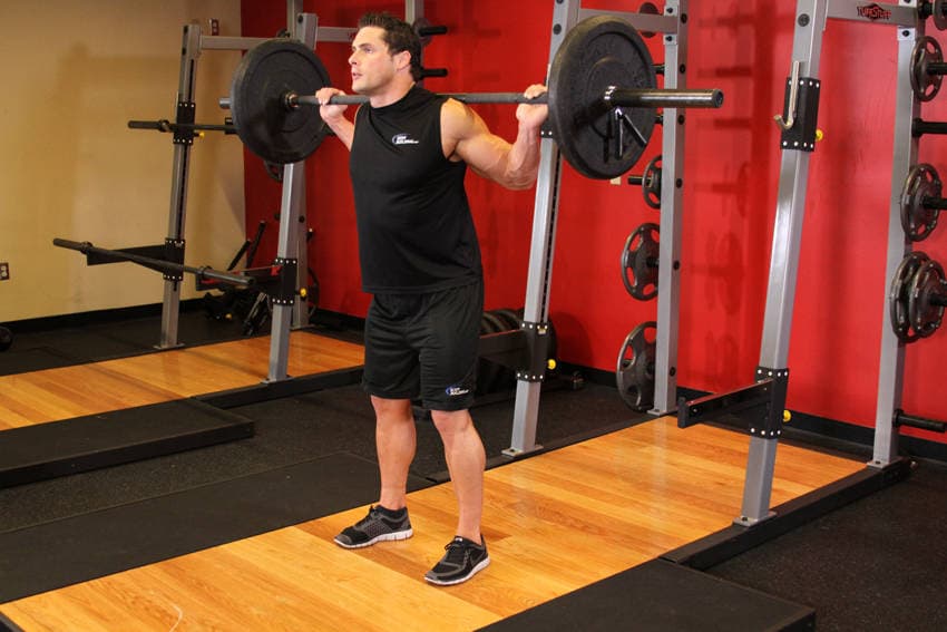 Barbell Full Squat position 1