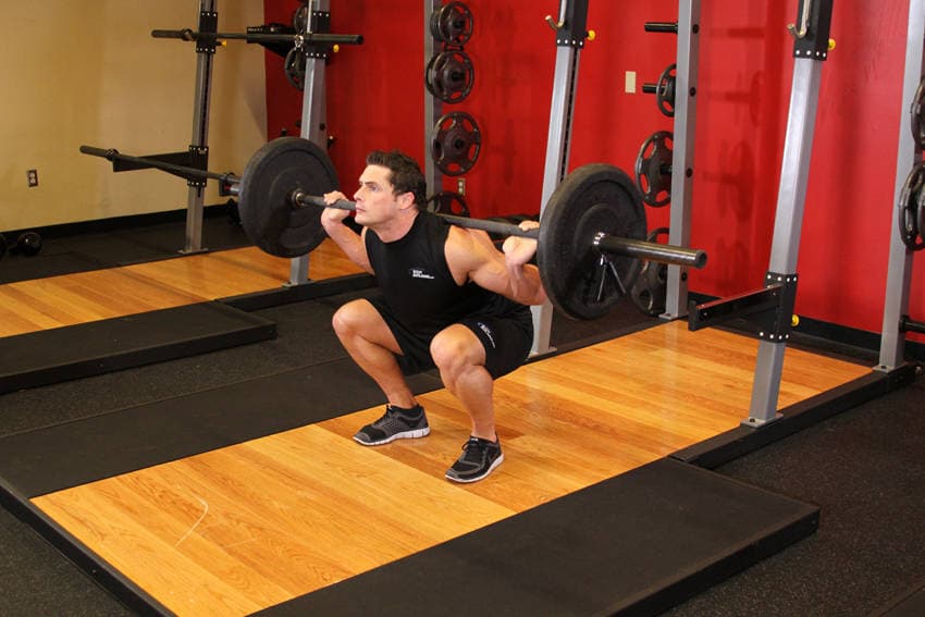 Barbell Full Squat position 2