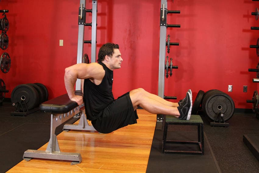 Bench Dips position 2