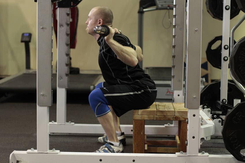 Box Squat position 2
