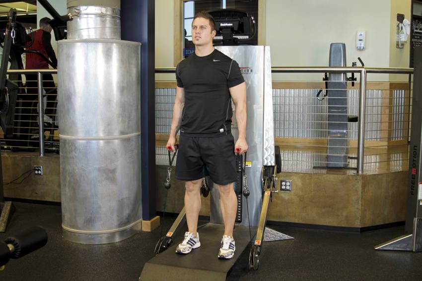 Cable Deadlifts position 2