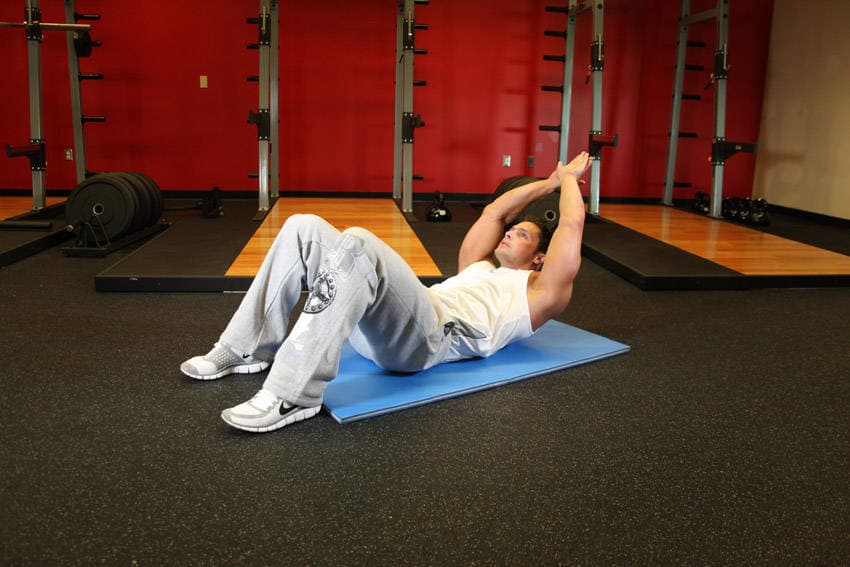 Crunch - Hands Overhead - ending position