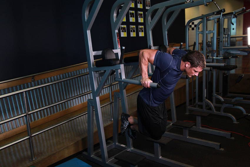 Dips - Chest Version position 2