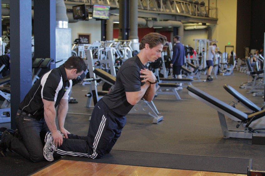 Floor Glute-Ham Raise position 2