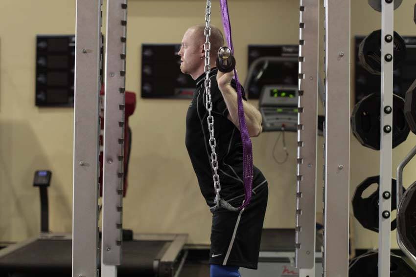 Hanging Bar Good Morning position 2