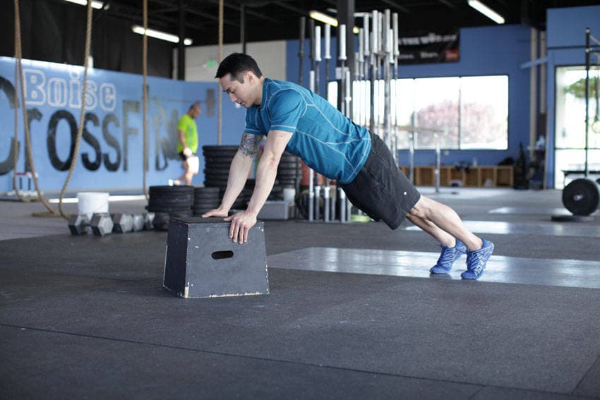 Incline Push-Up - ending position