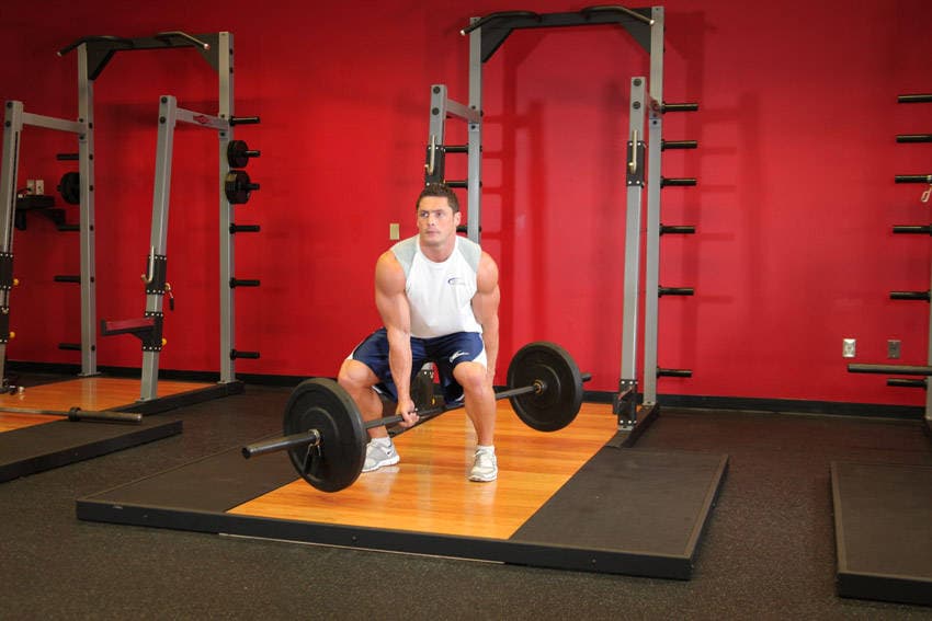 Jefferson Squats - ending position