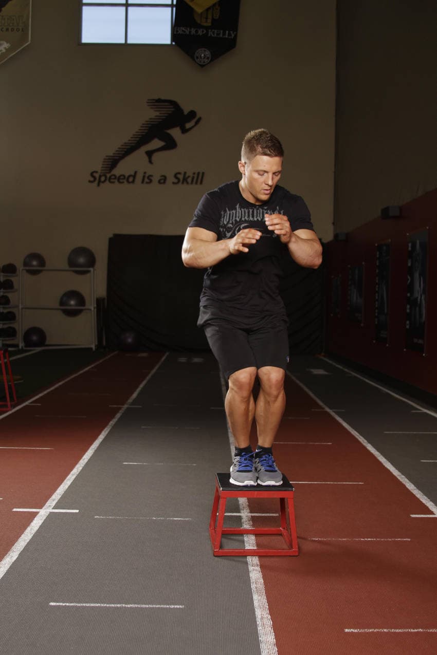 Lateral Box Jump position 2