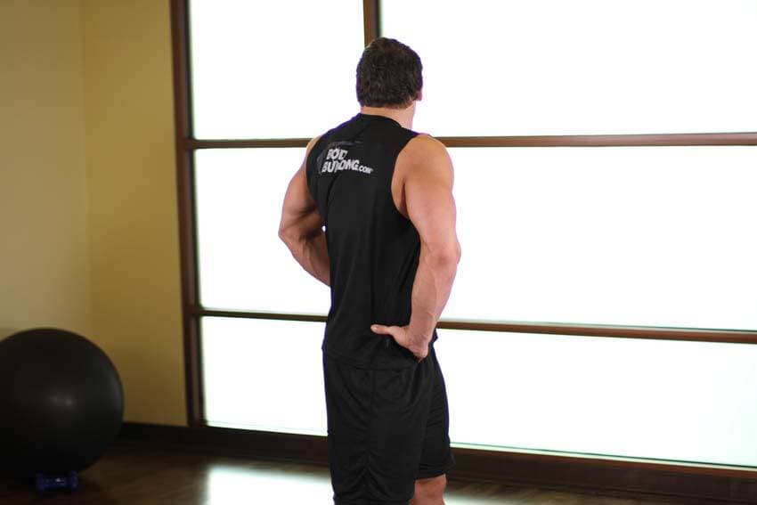 Middle Back Stretch position 2