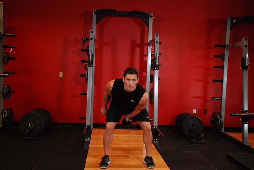 One-Arm Kettlebell Swings position 2