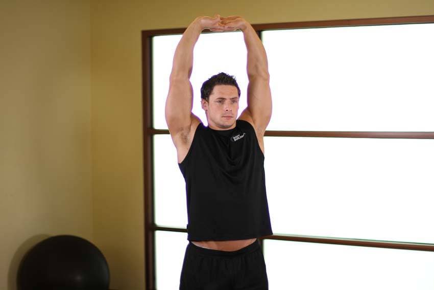 Overhead Stretch position 2