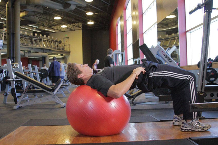 Physioball Hip Bridge position 2