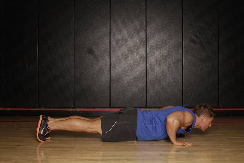 Push Up to Side Plank - ending position