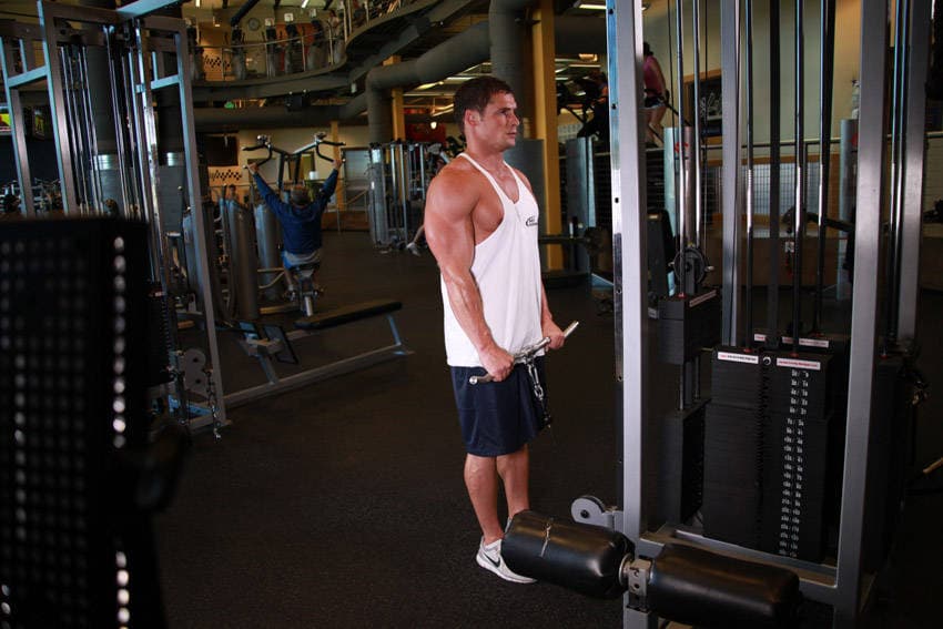 Reverse Cable Curl position 2