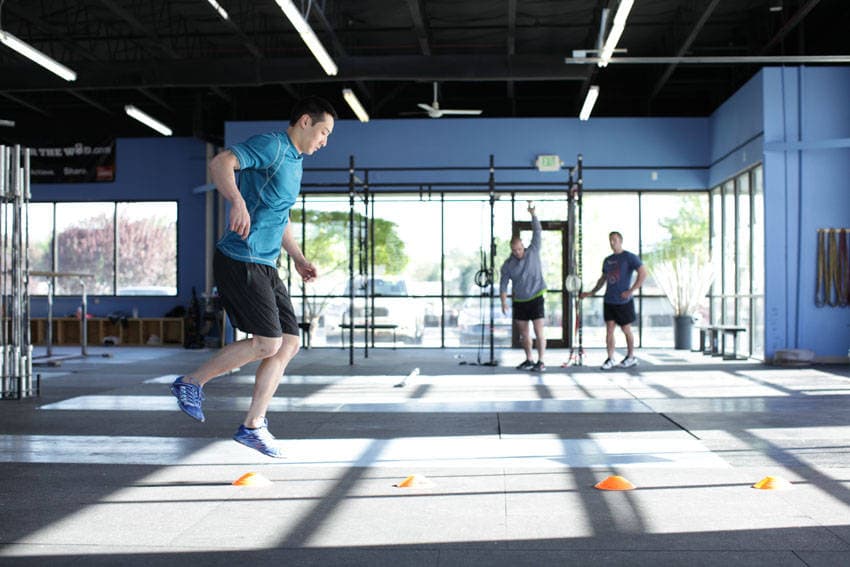 Single-Leg Hop Progression position 2