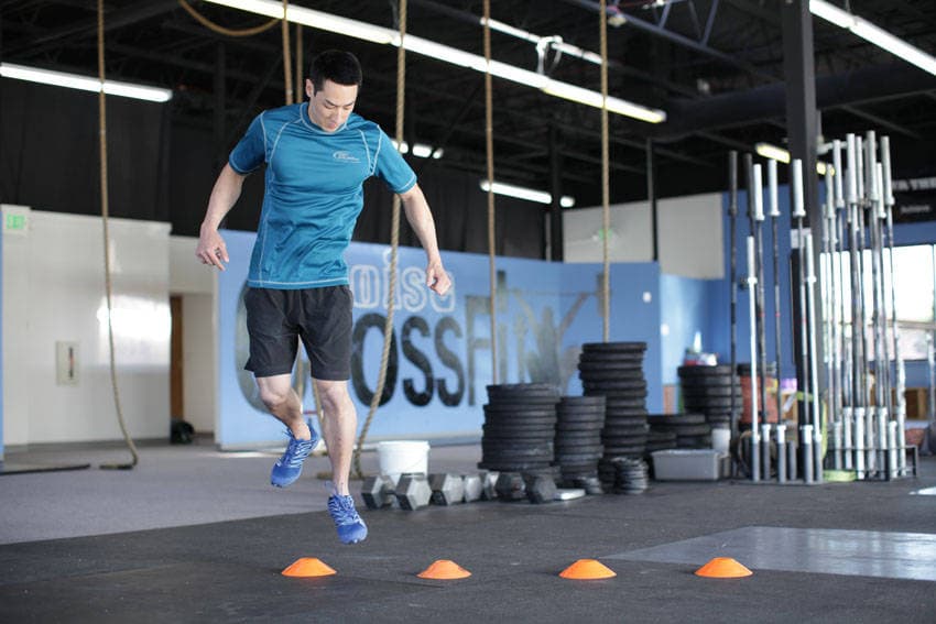 Single-Leg Lateral Hop position 2