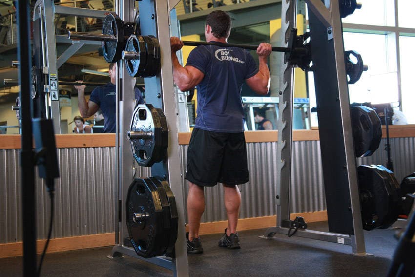 Smith Machine Squat position 2