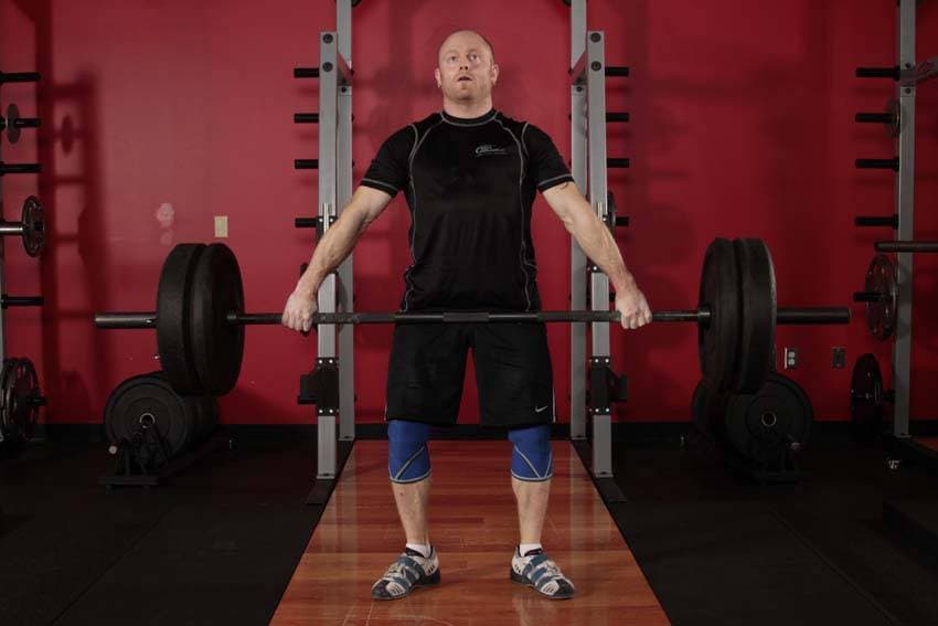 Snatch Deadlift position 2