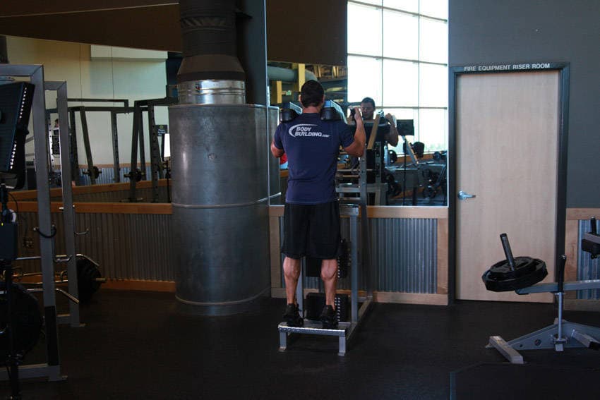 Standing Calf Raises position 2