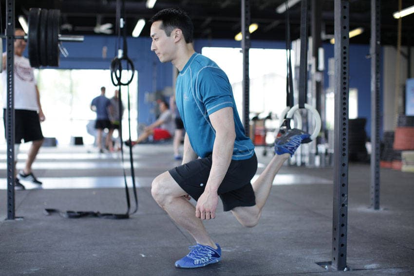 Suspended Split Squat position 2