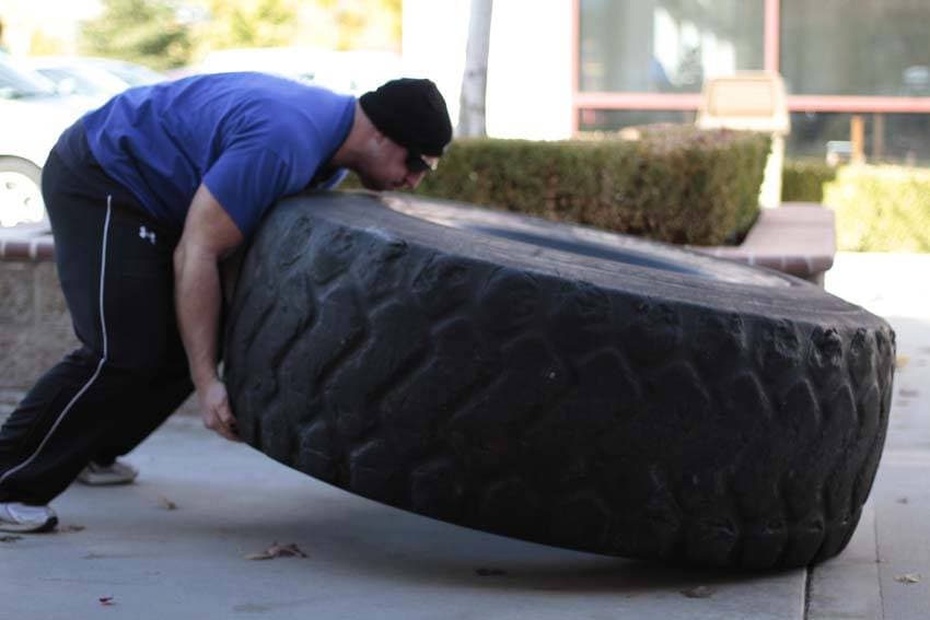 Tire Flip position 2