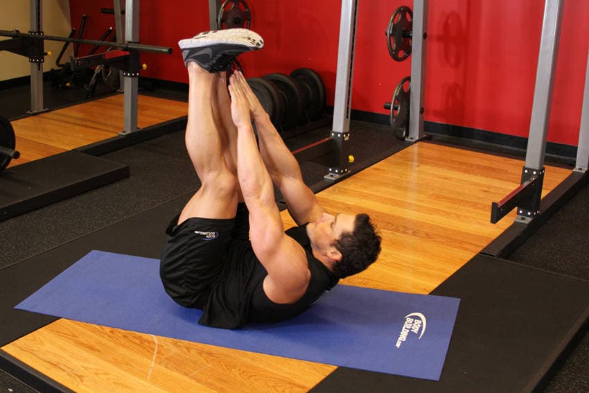 Toe Touchers - ending position