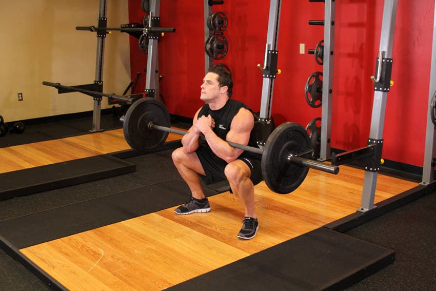 Zercher Squats - ending position