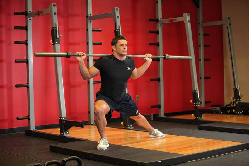 Barbell Side Split Squat position 2