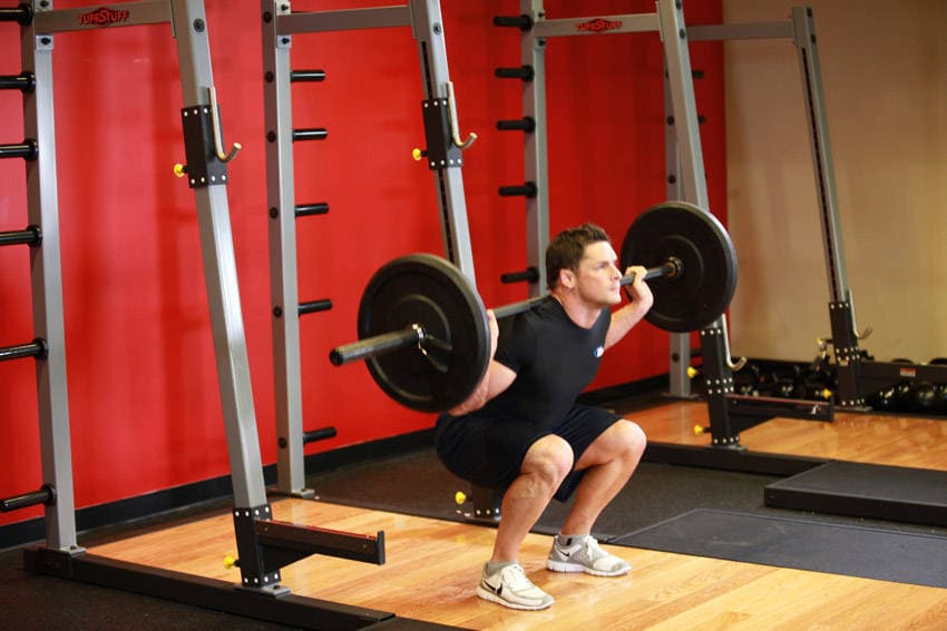 Barbell Squat position 2