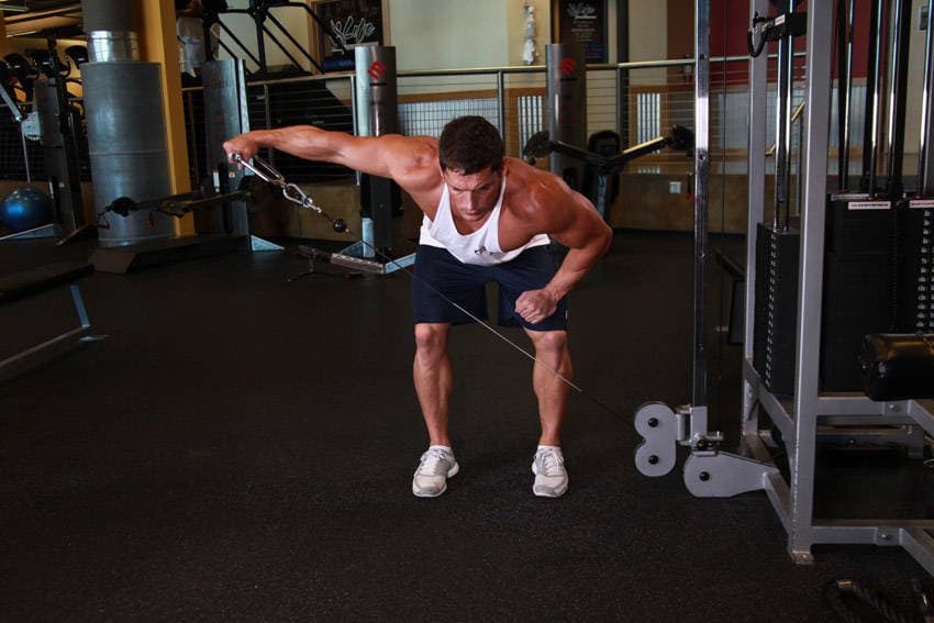 Bent Over Low-Pulley Side Lateral position 2