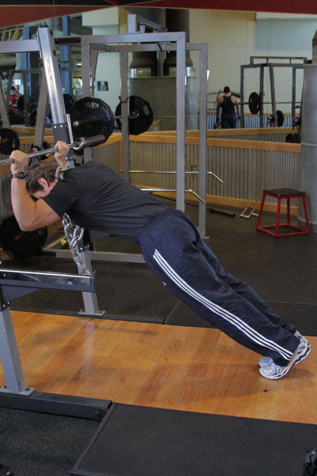 Body Tricep Press position 2