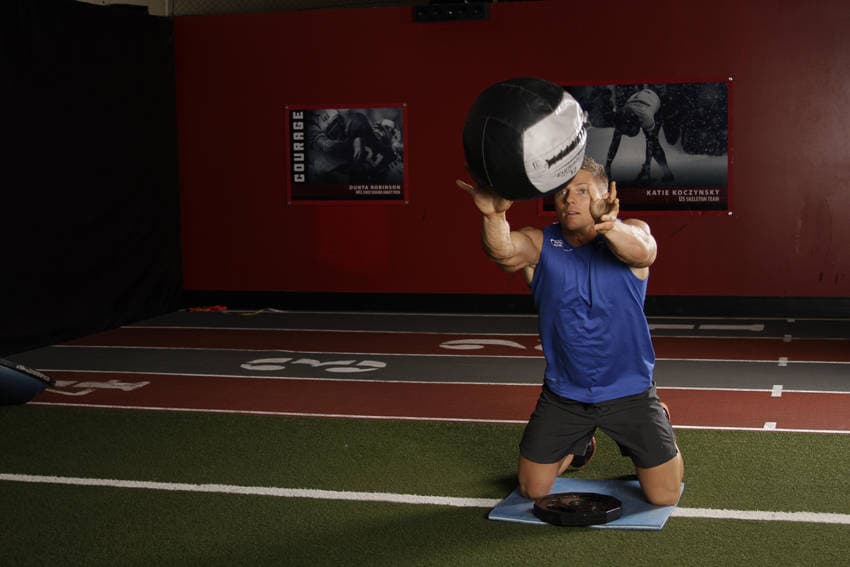 Chest Push (single response) position 2