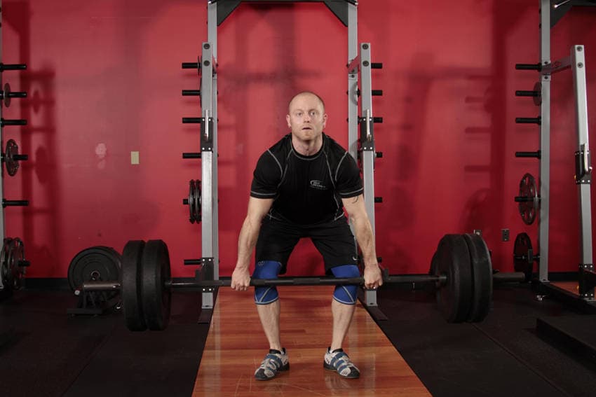 Clean Deadlift position 2