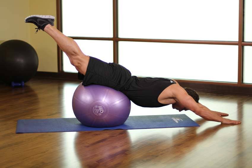 Downward Facing Balance position 2