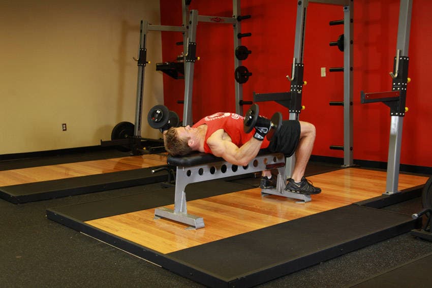 Dumbbell Flyes position 2