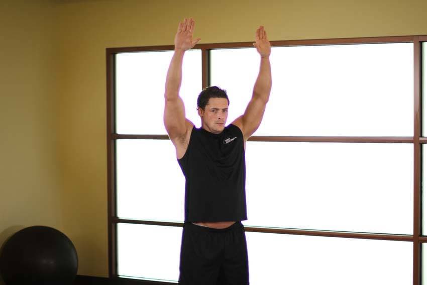 Dynamic Back Stretch position 2