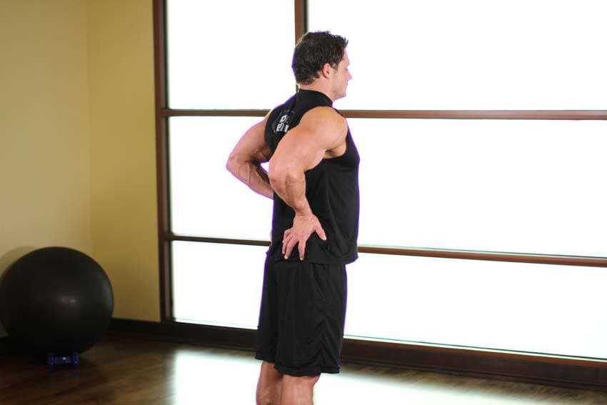 Elbows Back - ending position