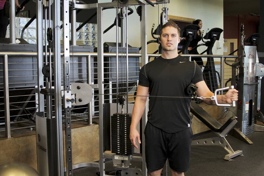 External Rotation with Cable - ending position