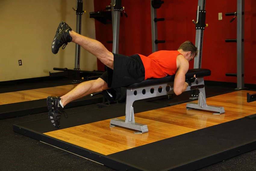 Flutter Kicks position 2