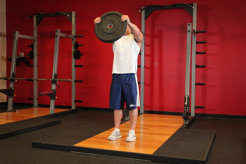 Front Plate Raise - ending position