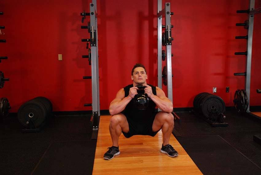 Goblet Squat position 2